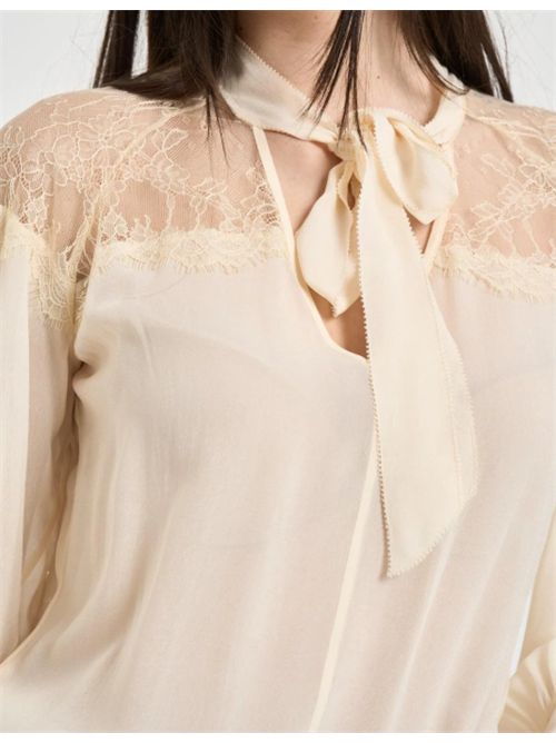 Camicia con inserti in pizzo Patrizia Pepe PATRIZIA PEPE | 8C0859-A692W409